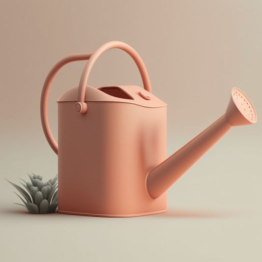 Peach Watering Can