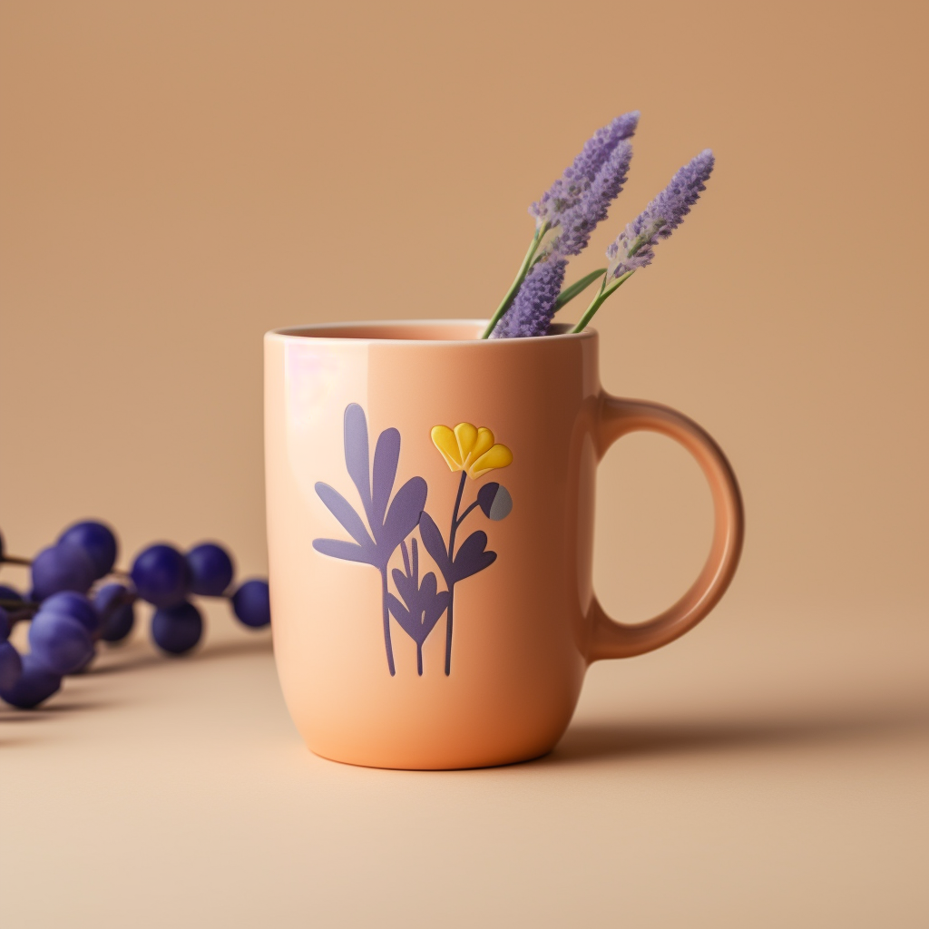 Taza floral