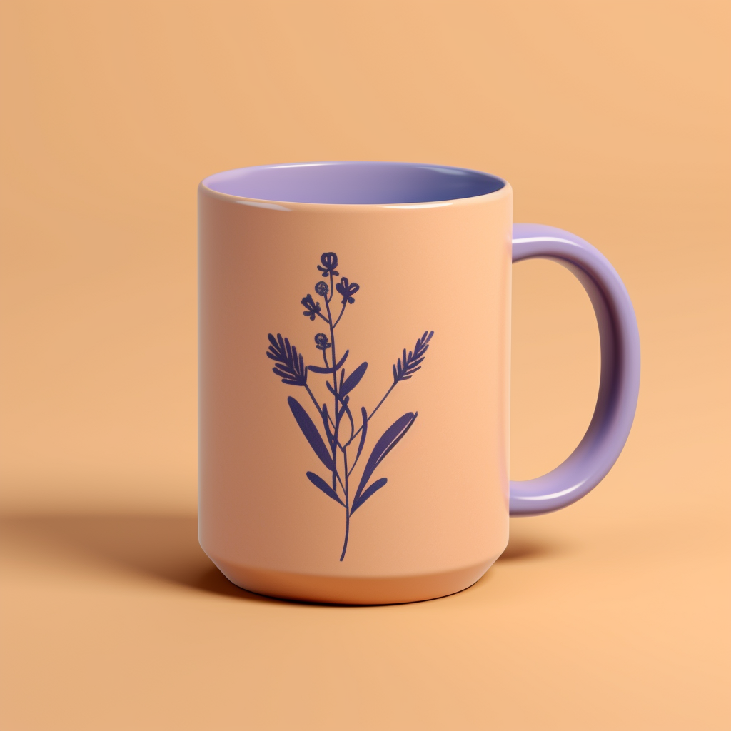 Taza floral